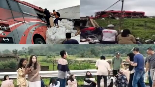 Foto Kecelakaan Bus Sekollah Foto Kecelakaan Bus Sekollah