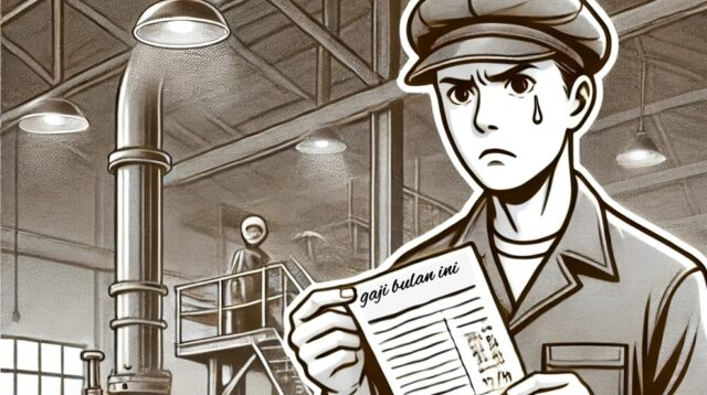Ilustrasi Pekerja Mengeluh Gaji di Bawah Standar