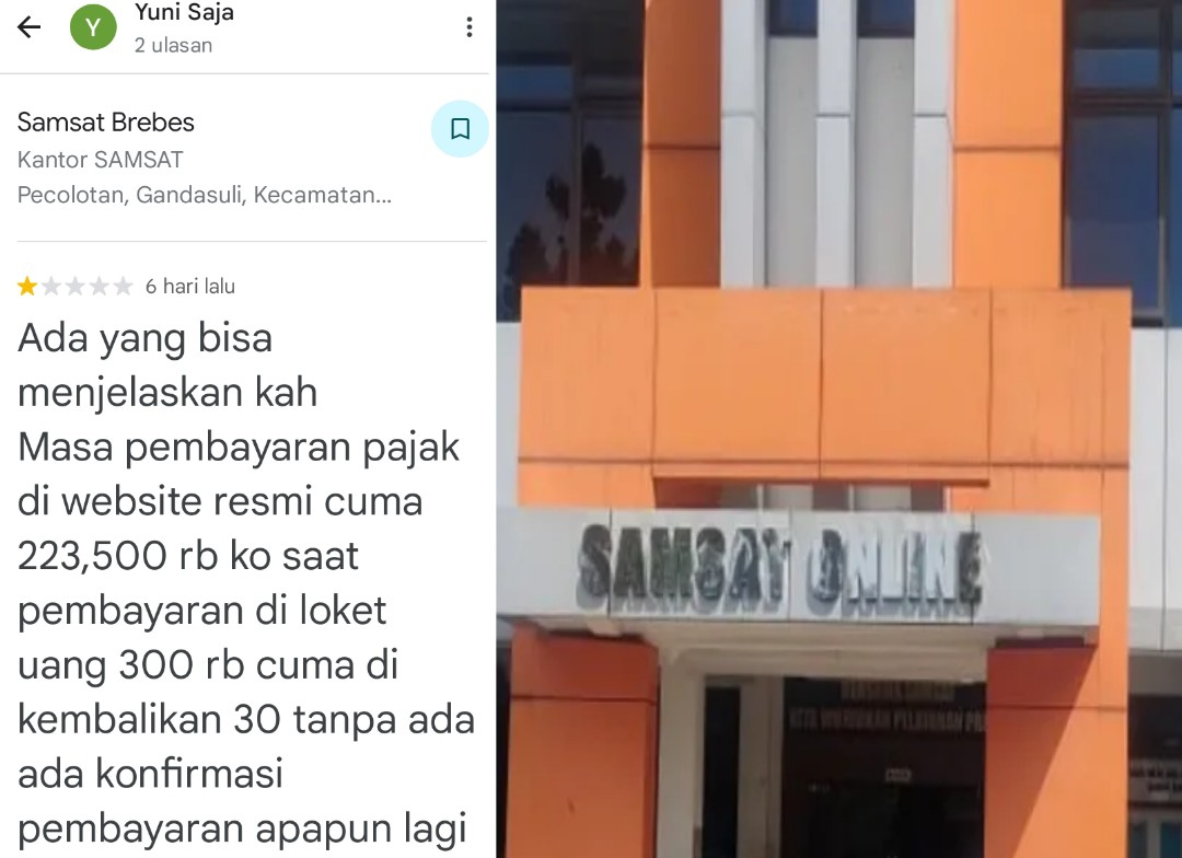 Aduan Samsat Brebes