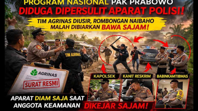 Oknum Aparat Diduga Bekingi Preman Duduki Lahan Negara Oknum Aparat Diduga Bekingi Preman Duduki Lahan Negara