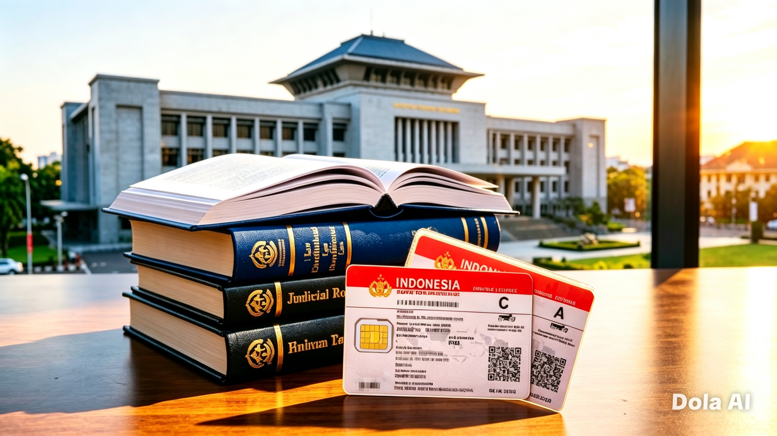 ilustrasi SIM dan buku MK
