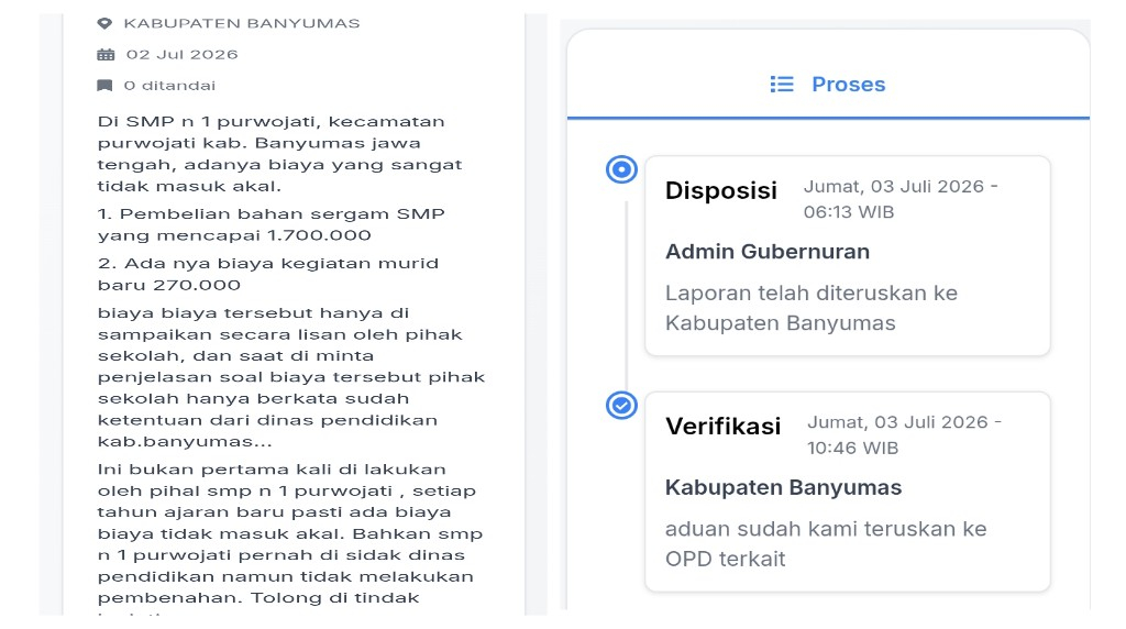 Aduan Wali Murid Banyumas